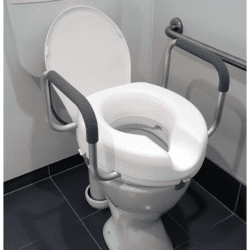 4'' Raised Toilet Seat (Donut) with Arms